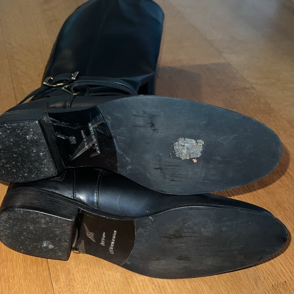 BURBERRY BRAND NEW NEVER WORN BLACK RIDING BOOTS - Picture 2 of 5